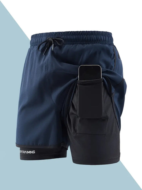 2-in-1 Men's Tights and Shorts