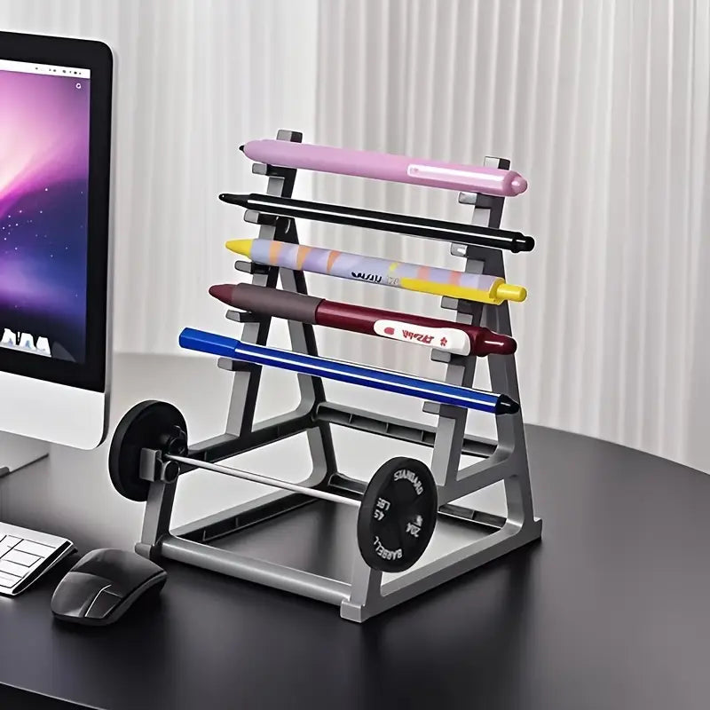 Barbell Rack Pen Holder
