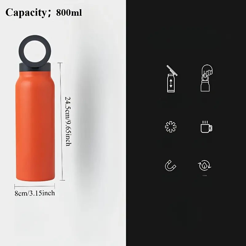 Stainless Steel Magnetic Tripod Water Bottle