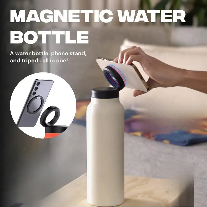 Stainless Steel Magnetic Tripod Water Bottle