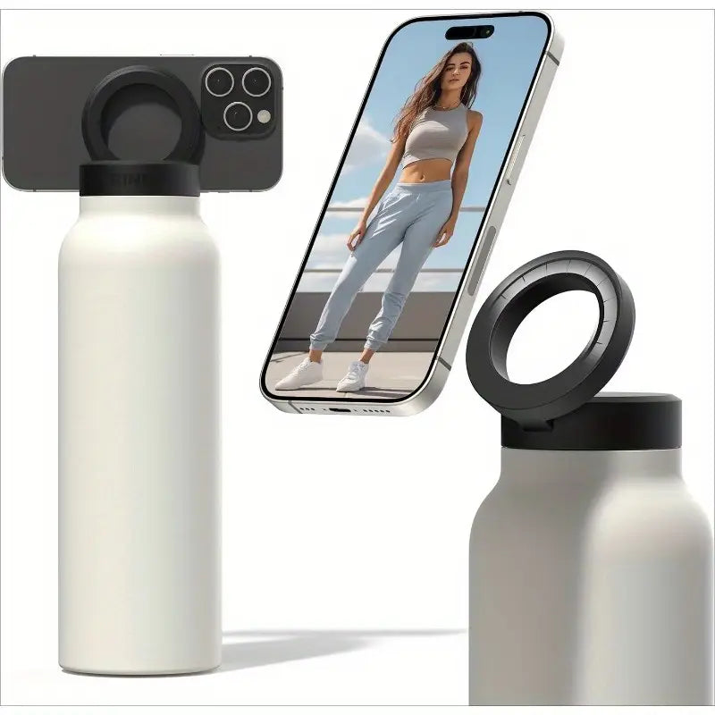 Stainless Steel Magnetic Tripod Water Bottle